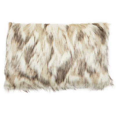 Orsina Bosie Lamina Natural Rectangular Cushion from B&Q
