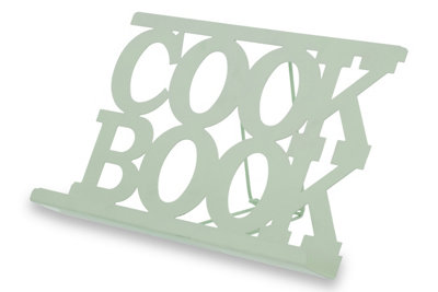 Orsina Elegant Design Cook Book Stand GreenDurable Book Stand For Cook BooksPractical Recipe Book Stand from B&Q