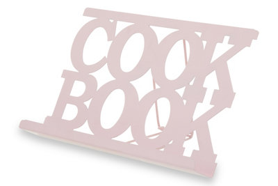 Orsina Elegant Design Cook Book Stand PinkDurable Book Stand For Cook BooksPractical Recipe Book Stand from B&Q