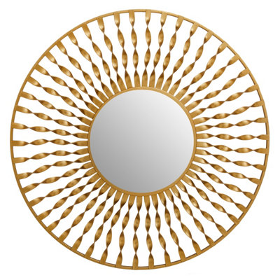 Orsina Versatile Wall MirrorElegant Round Shaped Wall MirrorSleek And Slim Wall MirrorLightweight Wall Mirror from B&Q