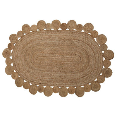 Orsina Bosie By Premier Demir Oval Rug from B&Q