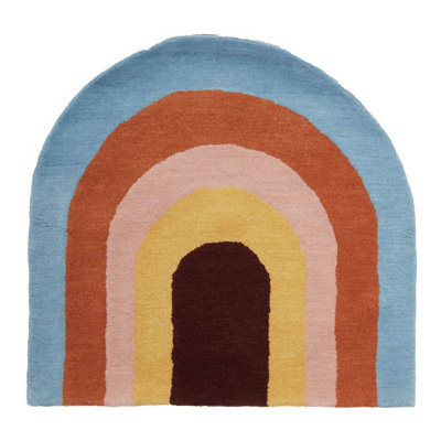 Orsina Premier Kids Childrens Rainbow Indoor Rug from B&Q