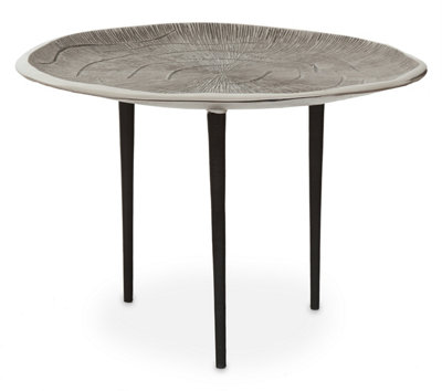Orsina Silva Oak Effect Silver Top Coffee Table from B&Q