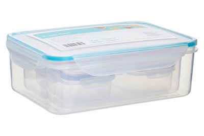 Orsina Coloured Fresh Seal Set Of 10 Airtight Lid Food ContainersAirtight Lid Storge Containers For Kitchen from B&Q