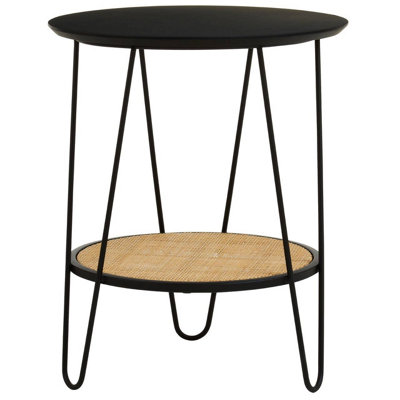 Orsina Side Table With Hairpin LegsStylish Design Lounge TableMinimalist Hallway Table With Metal Hairpin Legs from B&Q