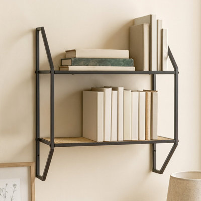 Orsina Space Saving Two Tier Wall ShelfOpen And Functional Storage Space Of Narrow Shelving Unit For Small Spaces from B&Q