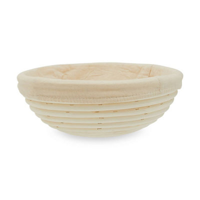 B&Q -  Rattan Round Bread Proofing Basket