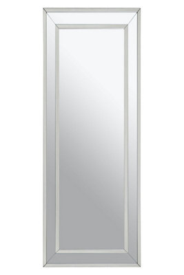 Orsina Yula Rectangular Wall Mirror With Silver Finish Frame from B&Q