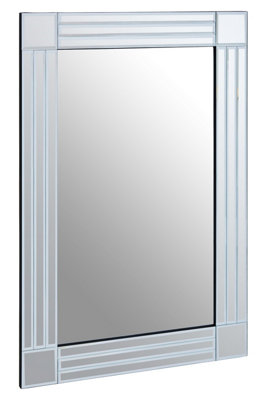 Orsina Sana Large Triple Bevelled Wall Mirror from B&Q