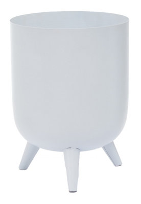 Orsina Easy To Maintain White VaseIron Constructed Flower VaseClassic And Timeless Design Vase For Flowers from B&Q