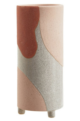 OrsinaSmall Ceramic VaseHandcrafted Ceramic Flower Vase For Home DecorStylish Stoneware Vase For Living Room from B&Q