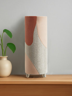 OrsinaLarge Ceramic VaseHandcrafted Ceramic Flower Vase For Home DecorStylish Stoneware Vase For Living Room from B&Q