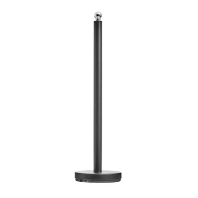 Orsina Elegant Design Black Toilet Roll HolderStable Toilet HolderSturdy Toilet Roll Holder With Black Base from B&Q