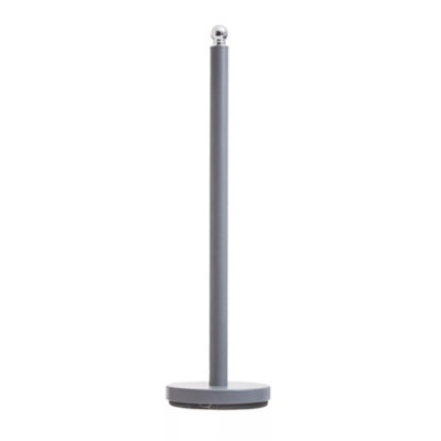 Orsina Elegant Design Grey Toilet Roll HolderStable Toilet HolderSturdy Toilet Roll Holder With Grey Base from B&Q
