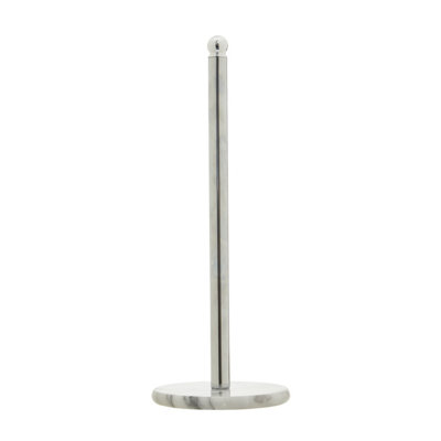 Premier Housewares Interiors By Premier Stable Chrome Kitchen Roll Holder With Marble BaseElegant Design Kitchen HolderSturdy Roll Holder from B&Q