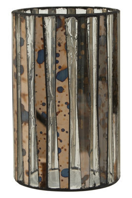 Orsina Gaia Metallic Large Candle Holder from B&Q