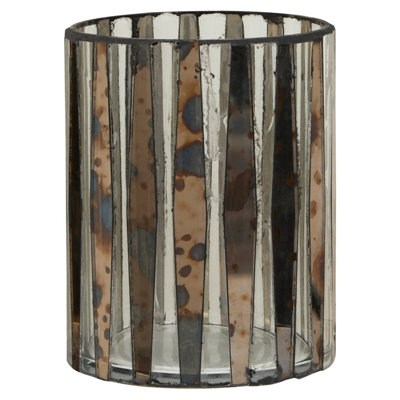 Orsina Gaia Metallic Small Candle Holder from B&Q