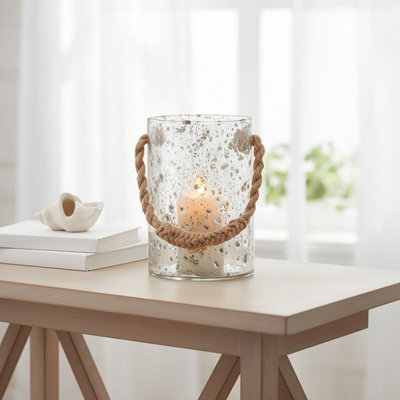 Orsina Kuta Natural Rope Large Lantern from B&Q