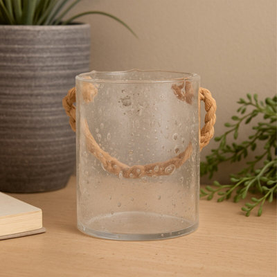 Orsina Kuta Natural Rope Medium Lantern from B&Q