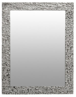 Orsina Silver Finish Accent Wall Mirror from B&Q