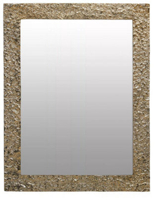 Orsina Akola Gold Frame Round Wall Mirror from B&Q