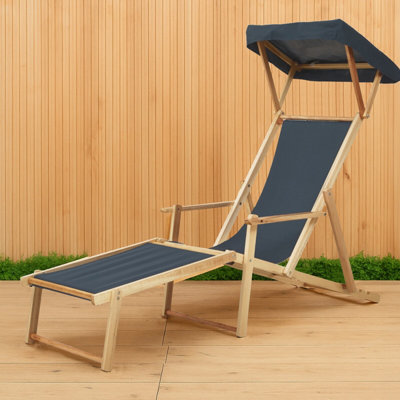 Orsina Khaki LoungerEasy To Clean  Outdoor Lounger ChairWeather-Resistant Chaise LoungeSpace-Saver Lounger from B&Q