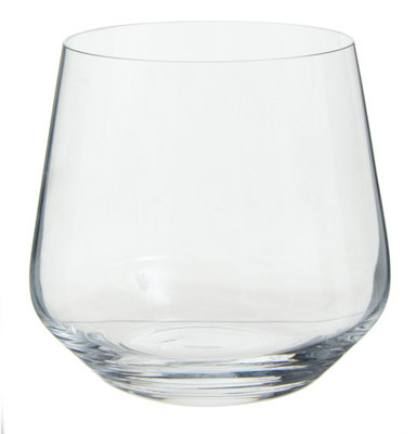 Orsina Sleek Set Of 4 Lead Free Crystal TumblersModern Design Small Tumblers For KitchenVersatile Tumblers from B&Q
