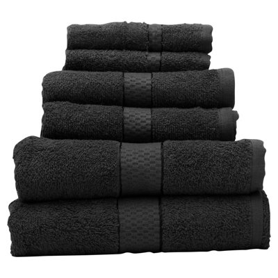 Orsina 6Pc Desert Sage Towel SetUltra-Soft Cotton Towels With Quick-Dry TechnologyIncludes 2 Bath Towels