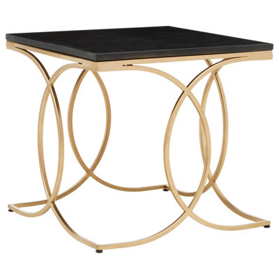 Orsina Kia Black Metal Side Table from B&Q