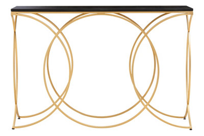 Orsina Kia Black Console Table from B&Q