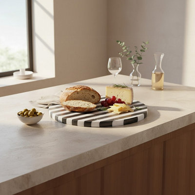 Orsina Soma Round Serving Board from B&Q