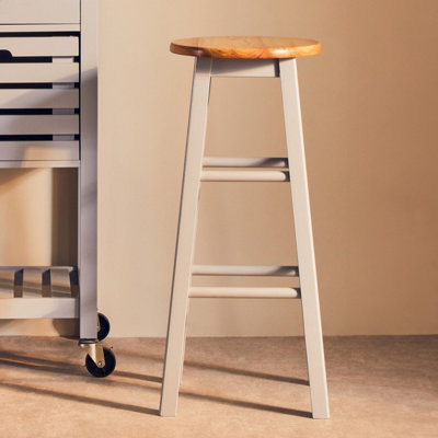 Orsina Chester Tall Grey Bar Stool from B&Q