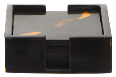 Orsina Roma Set Of Four Tortoise Shell Coasters from B&Q