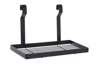 Orsina Sorello Matt Black Hanging Storage Shelf from B&Q