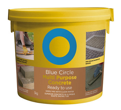 Blue Circle Multipurpose Concrete5Kg TubReady Mixed from B&Q