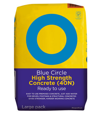 B&Q -  High Strength Concrete20Kg BagReady Mixed