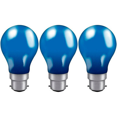 Crompton Lamps 25W Gls B22 Dimmable Colourglazed Ip65 Blue (3 Pack) from B&Q