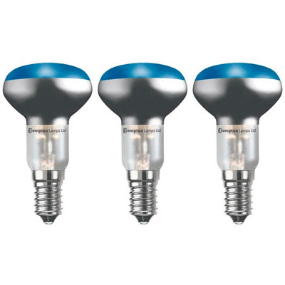 Crompton Lamps 25W R50 Reflector E14 Dimmable Blue (3 Pack) from B&Q