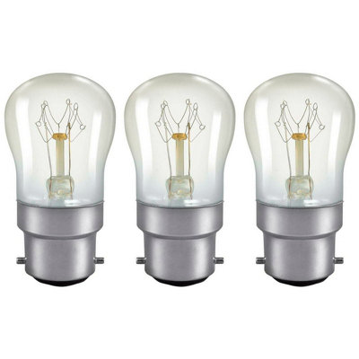 B&Q -  15W Pygmy Light Bulb B22 Dimmable Warm White 2800K Sign Bayonet Outdoor Clear