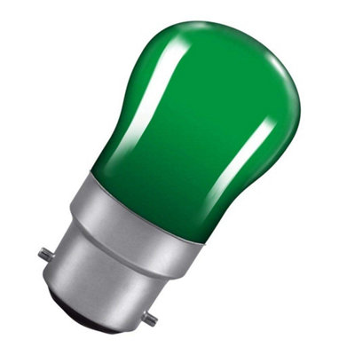 Crompton Lamps 15W Pygmy B22 Dimmable Green (3 Pack) from B&Q