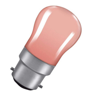 Crompton Lamps 15W Pygmy B22 Dimmable Pink (3 Pack) from B&Q