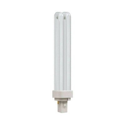 Crompton Lamps Cfl Plc 26W 2-Pin Double Turn Cool White Frosted D-Type from B&Q