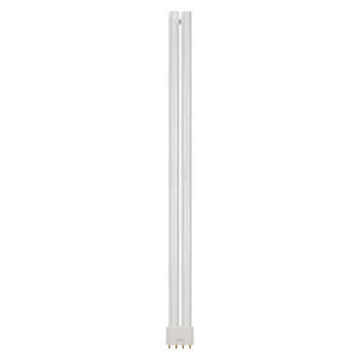 Crompton Cll40Sw Compact Fluorescent Lamp Single Turn L Type (Pll) 2G11 4 Pin 3500K White40 Watt from B&Q