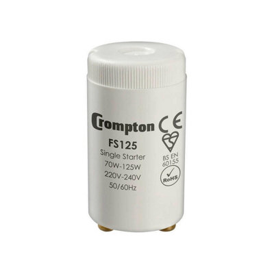 Crompton Lamps Fluorescent Starter 70W125W