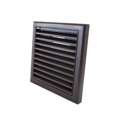 Airflow 100mm Fixed Grille Brown from B&Q