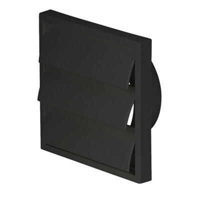 Airflow Gg100-Blk Gravity Grille Black 100mm 90002004R from B&Q