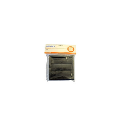Airflow 100mm Gravity Grille Brown from B&Q