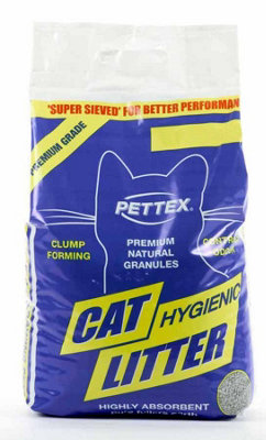 Pettex Premium Grey Cat Litter Granules 5Kg from B&Q