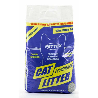 Pettex Premium Grey Cat Litter Granules 10Kg from B&Q