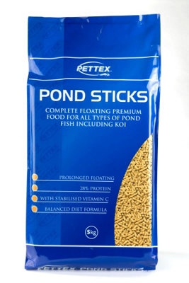 POND STICKS - (5kg) - Pettex Premium Fish Food Floating Koi Carp Orfe Goldfish - Image 5